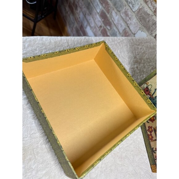 Bob’s Boxes “Birds of a Feather” Garden-Themed Wooden Storage Box With Lid - Picture 12 of 16